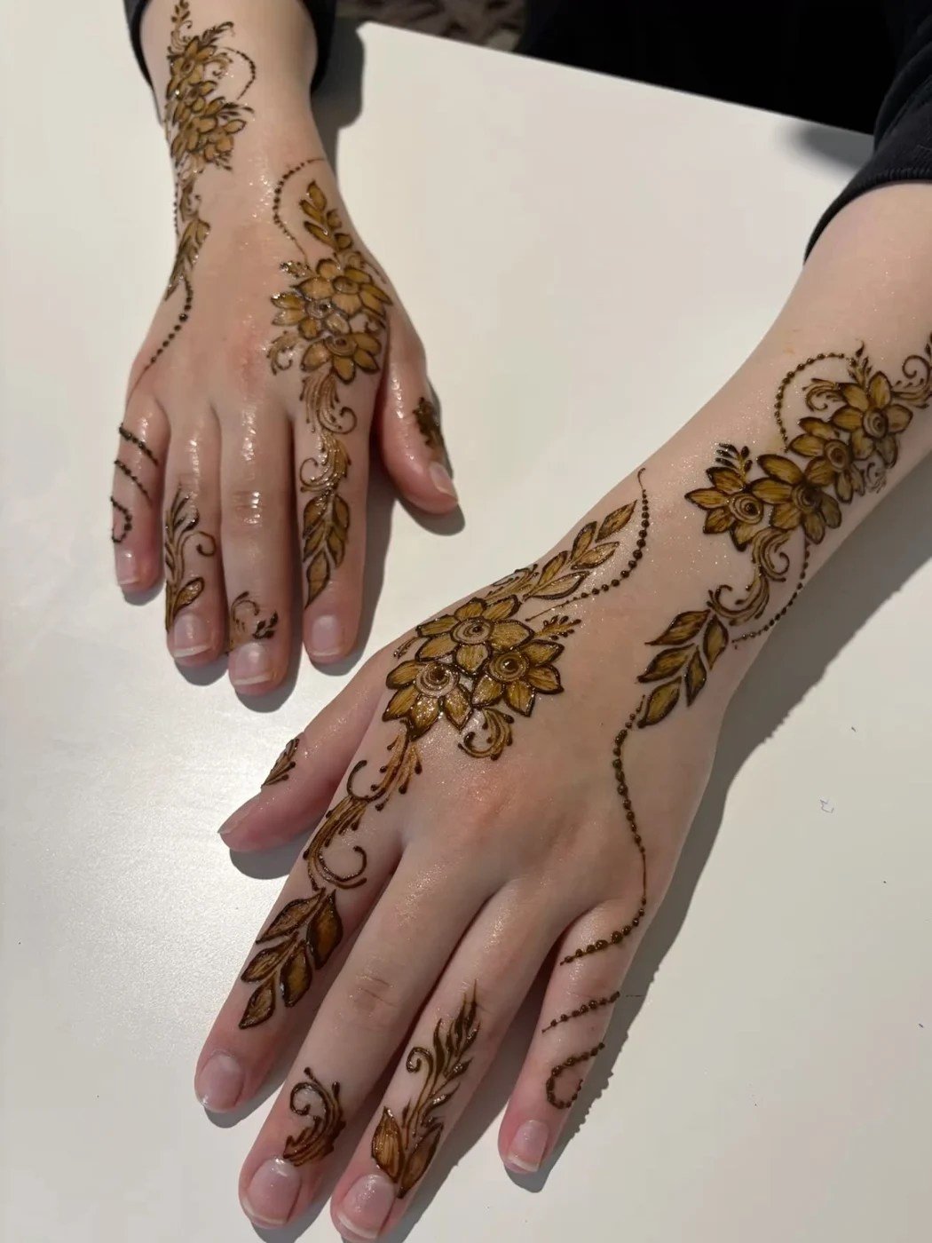 Floral Henna henna design