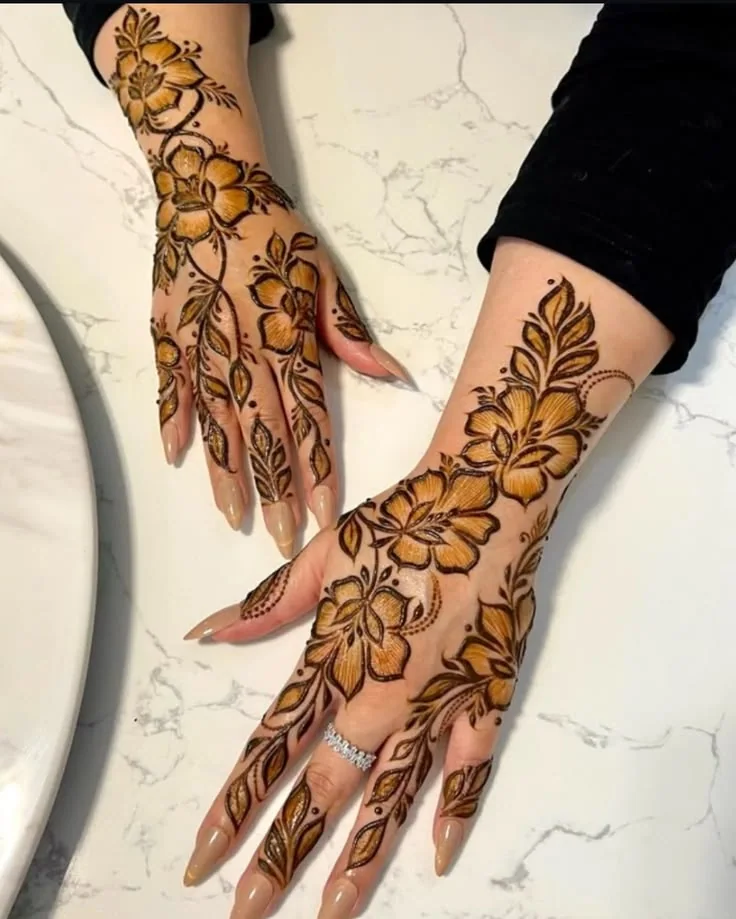 Arabic Henna — real henna design photo 2