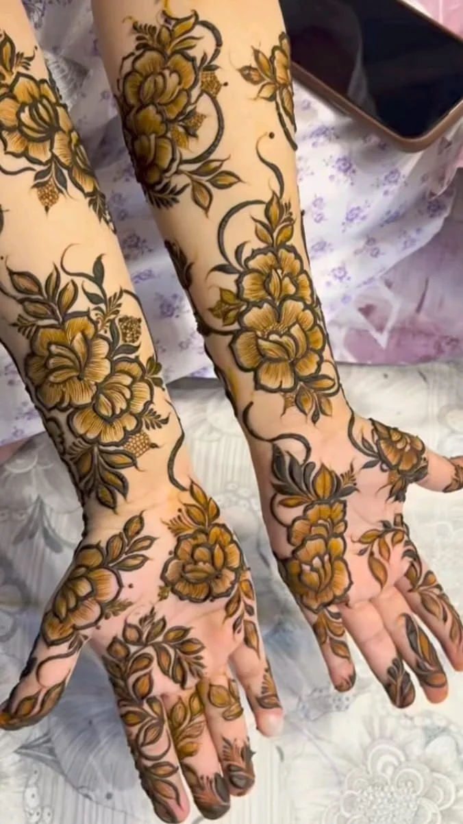 Arabic Henna — real henna design photo 5