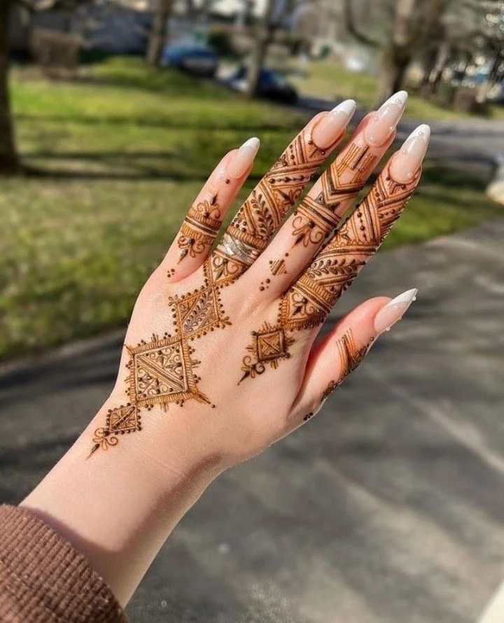 Henna design: moroccan