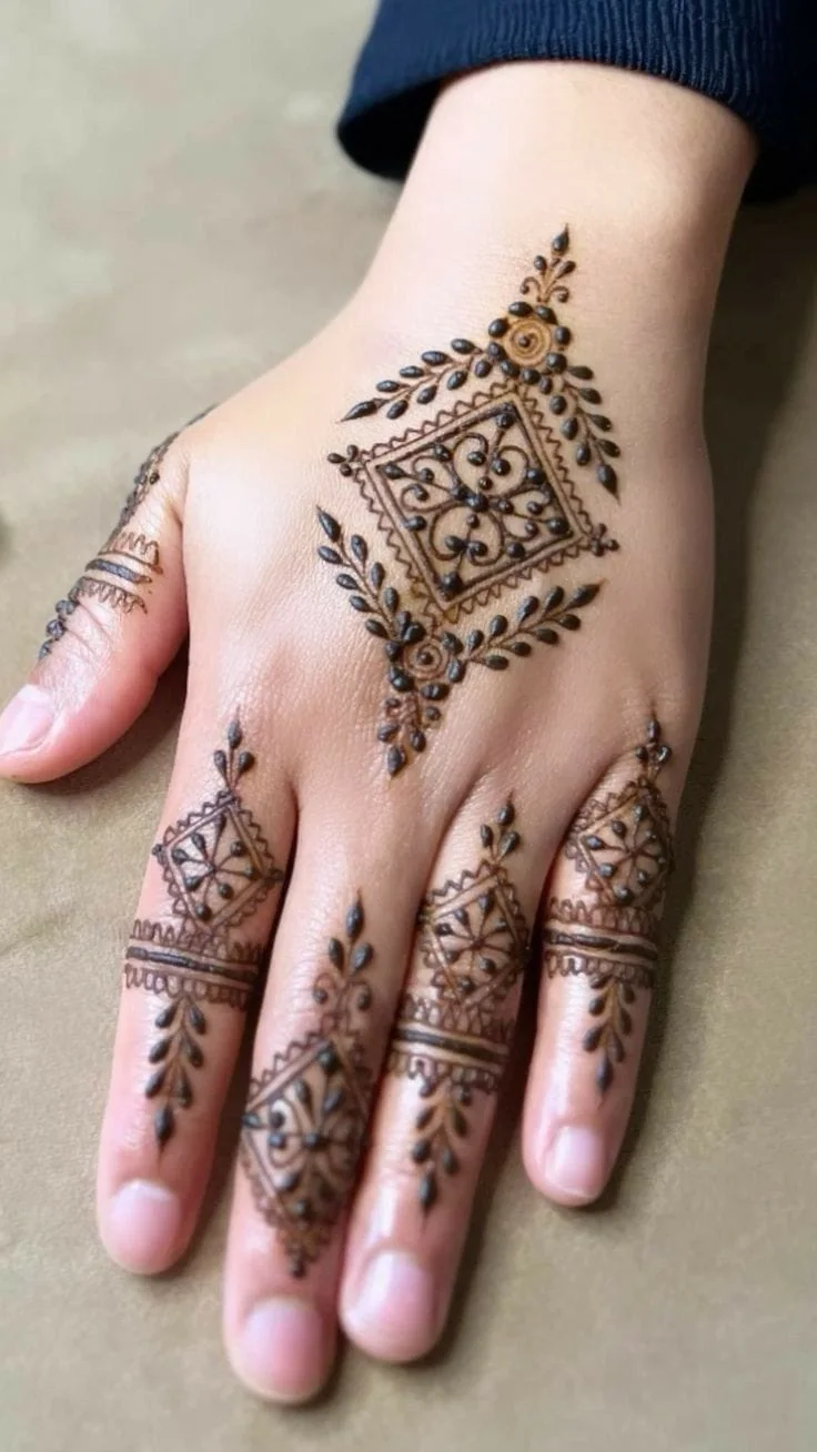 Moroccan Henna — real henna design photo 8