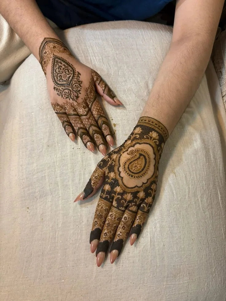 Pakistani Mehndi — real henna design photo 9